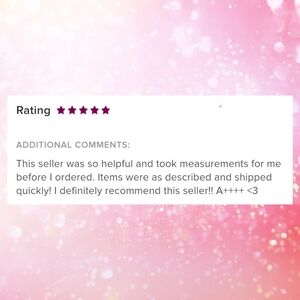 5 Star Review! ⭐️⭐️⭐️⭐️⭐️